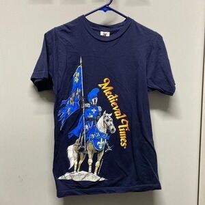 Navy & Multi-Coloured Medieval T-Shirt Small